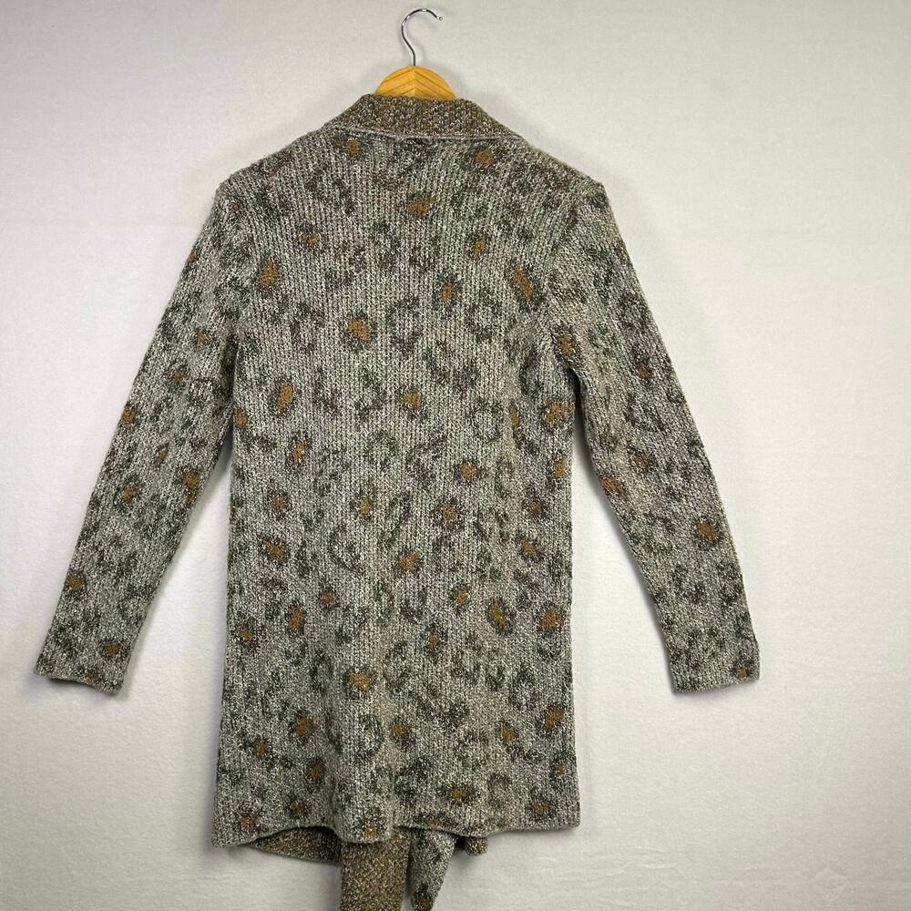Cupcakes & Cashmere Mel Leopard Cardigan -Size Small Bobo Chic Casual - Picture 12 of 12